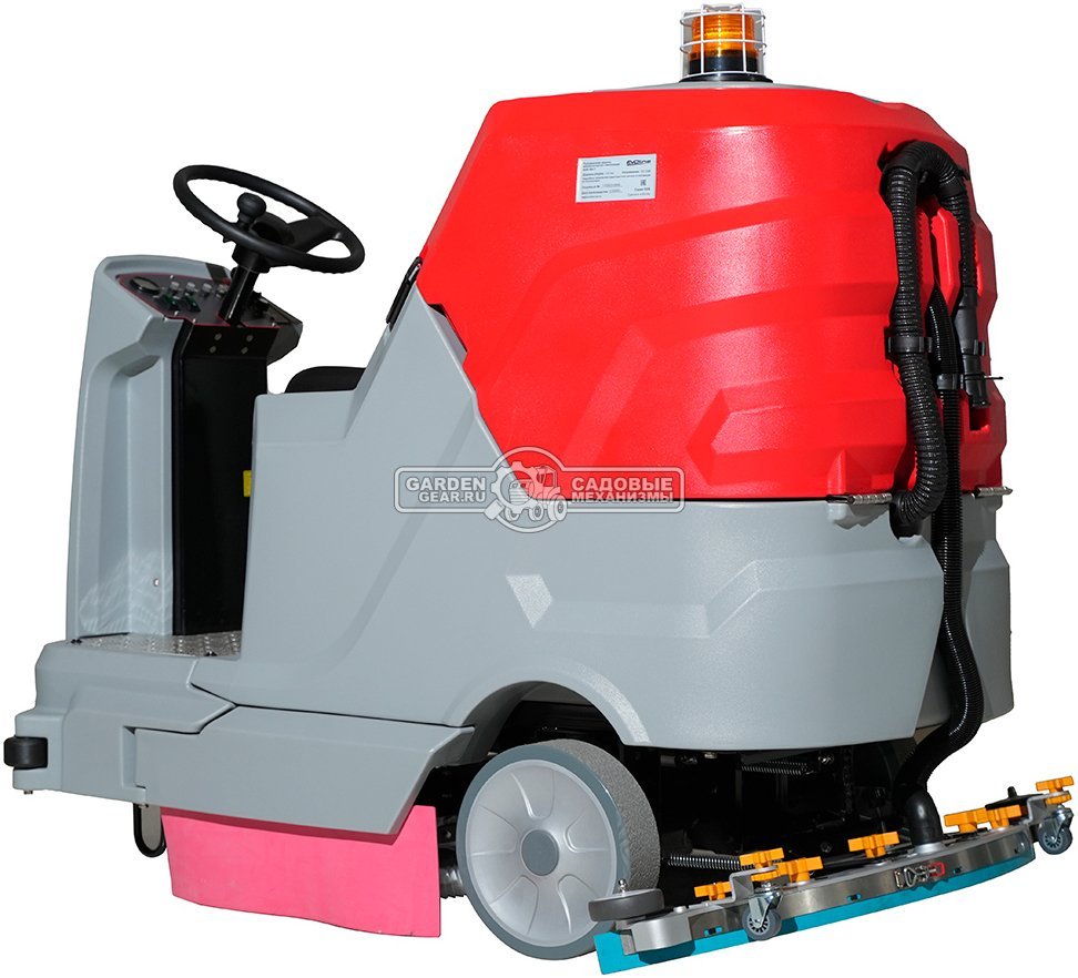 Поломоечная машина аккумуляторная с сиденьем оператора EVOline SDB 860 T без АКБ и ЗУ (PRC, 86 см, 130+160 л, 360 кг)