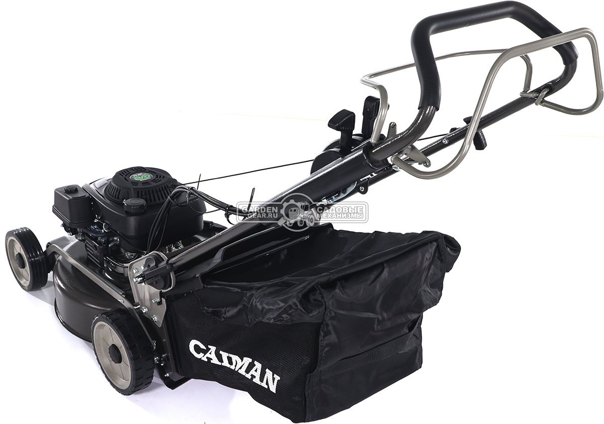 Газонокосилка бензиновая Caiman Ferro 55CLV (RUS, 55 см, Caiman Green Engine, 196 см3, сталь, вариатор, 4 в 1, 70 л, 50 кг)