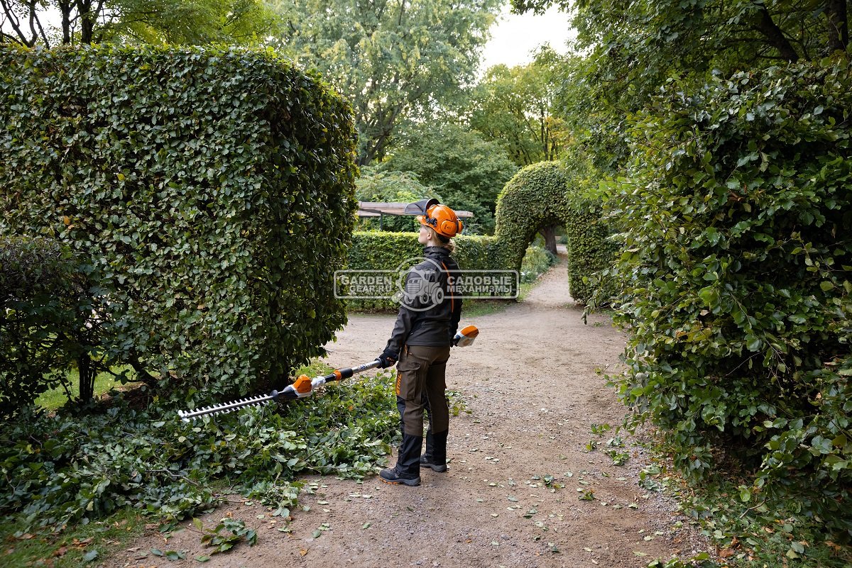 Кусторез аккумуляторный удлиненный Stihl HLA 86 без АКБ и ЗУ (AUT, 36В Pro, 260-330 см., длина реза 50 см., расстояние между зубьями 33 мм., 4,8 кг.)