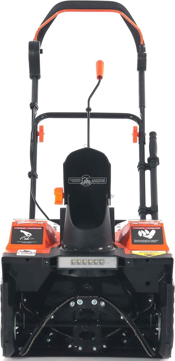 Снегоуборщик аккумуляторный Yard Fox 4625E Basic с 2 АКБ 4 А/ч и ЗУ (PRC, BL 2х20В, ширина 46 см, фара, 2 порта для АКБ, 20 кг)