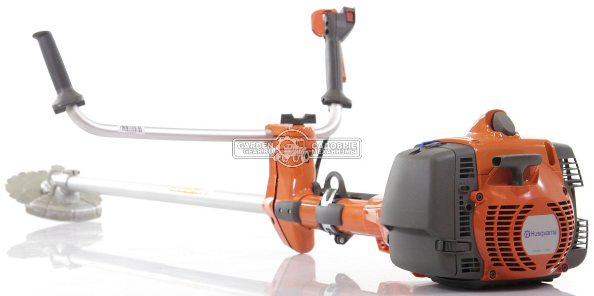 Бензиновый кусторез Husqvarna 555Fx (SWE, 53,3 куб.см., 2,8 кВт/3,8 л.с., диск кустореза Scarlett 225-24 1", оснастка Balance XT, 8,9 кг.)