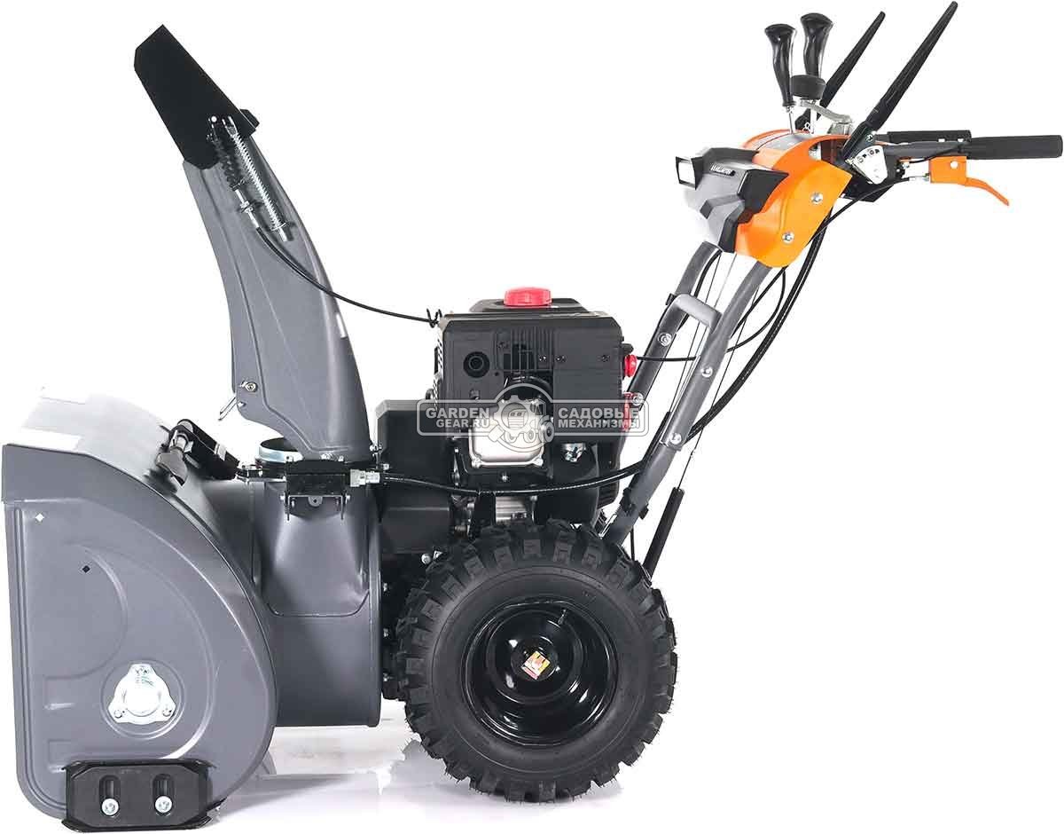 Снегоуборщик Villartec WB9071E MY2024 (PRC, 71 см, Loncin 252 см3, эл/стартер 220В, фара, подогр. рукояток, разблокировка колес, скорости 6/2, 105 кг)