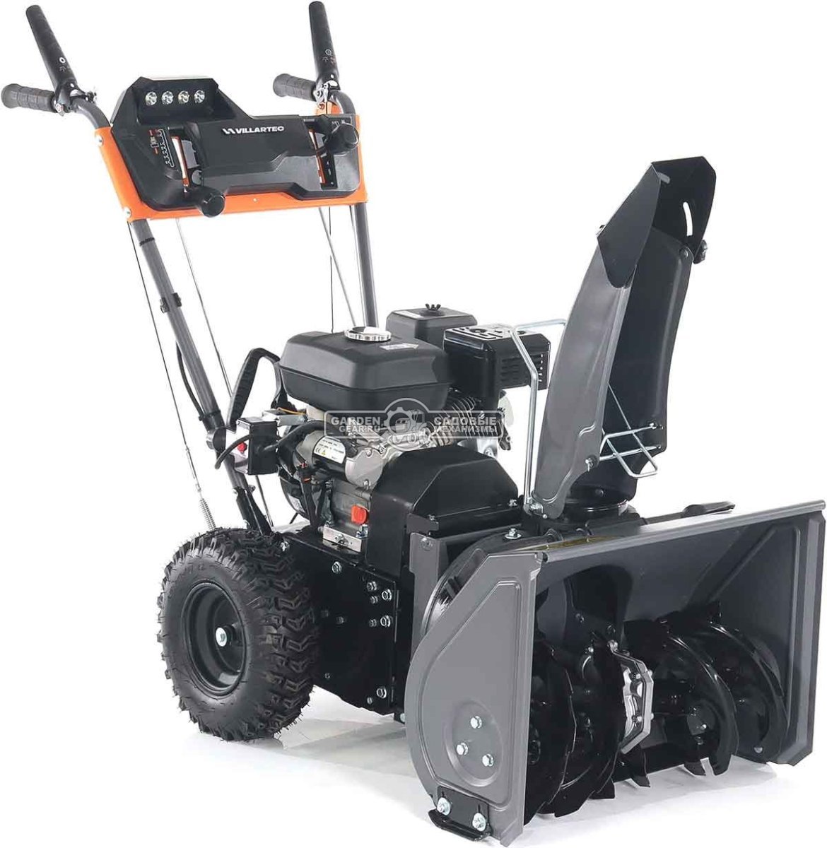 Комбимашина Villartec SW7080E с щеткой 80 см и снегоуборщиком 56 см (PRC, 7,0 л.с., 212 см3, эл/стартер, фара, скорости 5/2, 73 кг)