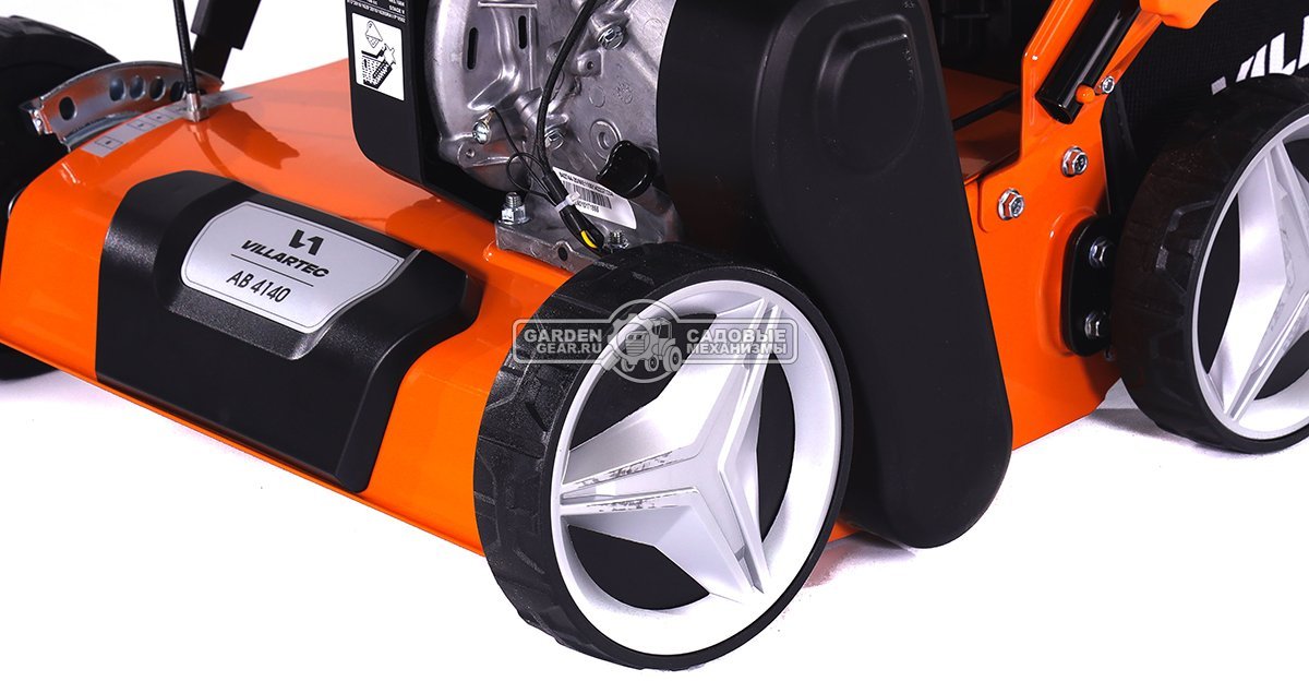 Вертикуттер - аэратор бензиновый Villartec AB 4140 (PRC, 40 см, Loncin 166 см3, ножи + пружины, 45 л, 32 кг)