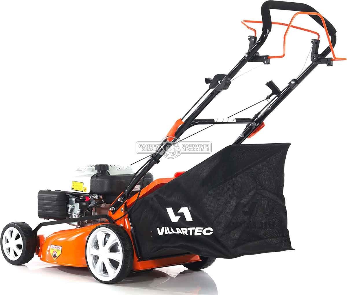 Газонокосилка бензиновая Villartec MB 4051T (PRC, 51 см, 173 см3, сталь, 3 в 1, 65 л, 36.5 кг)