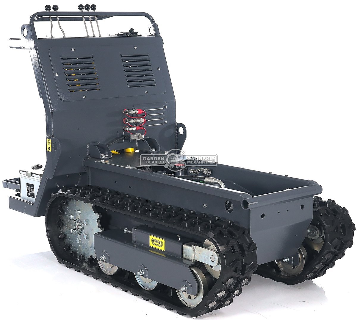 Универсальное гусеничное шасси Baumech под модуль ML-01 или GT-1000 с двигателем Zongshen GB460E с платформой оператора (с электропакетом)