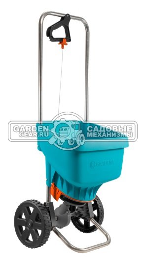 Тележка - разбрасыватель для удобрений, песка и реагентов Gardena XL (ёмкость 18 л., ширина 60 см.)