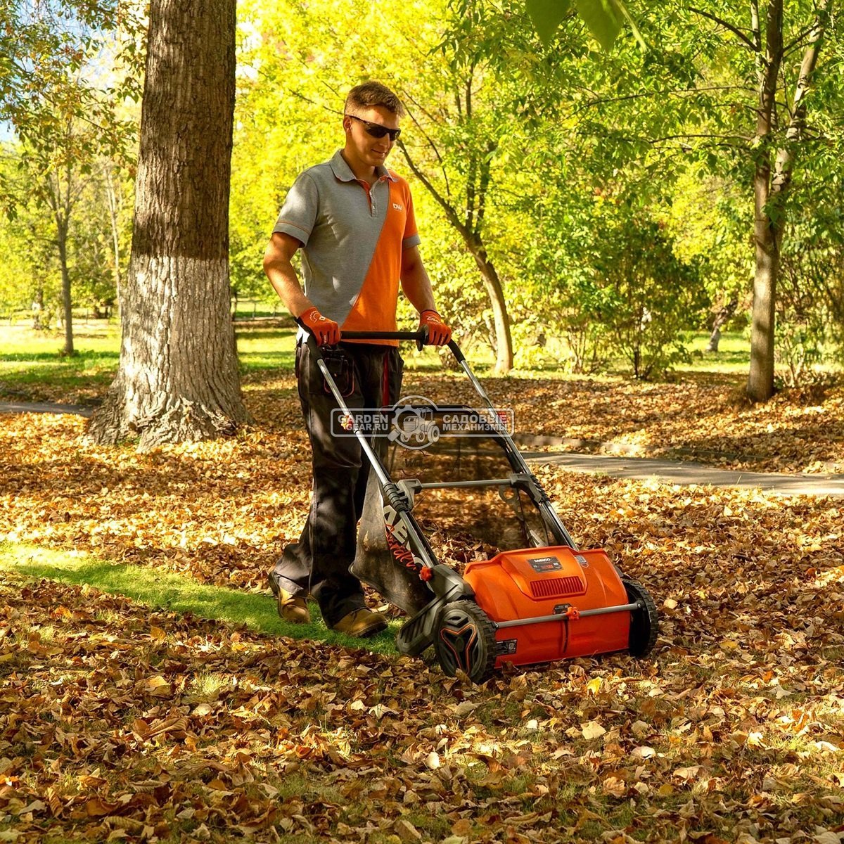 Собиратель листьев механический Daewoo DALC 5300 (PRC, 53 см, 100 л, 1500 м2/час, 6.5 кг) 
