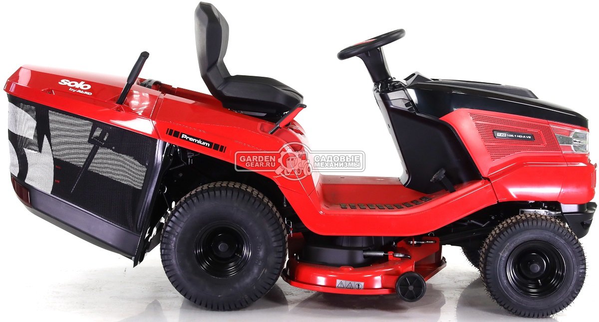 Садовый трактор Solo by AL-KO T 22-105.1 HD-A V2 Premium (AUT, 105 см, AL-KO Pro V2, 708 см3, гидростатика, травосборник 310 л, 250 кг)
