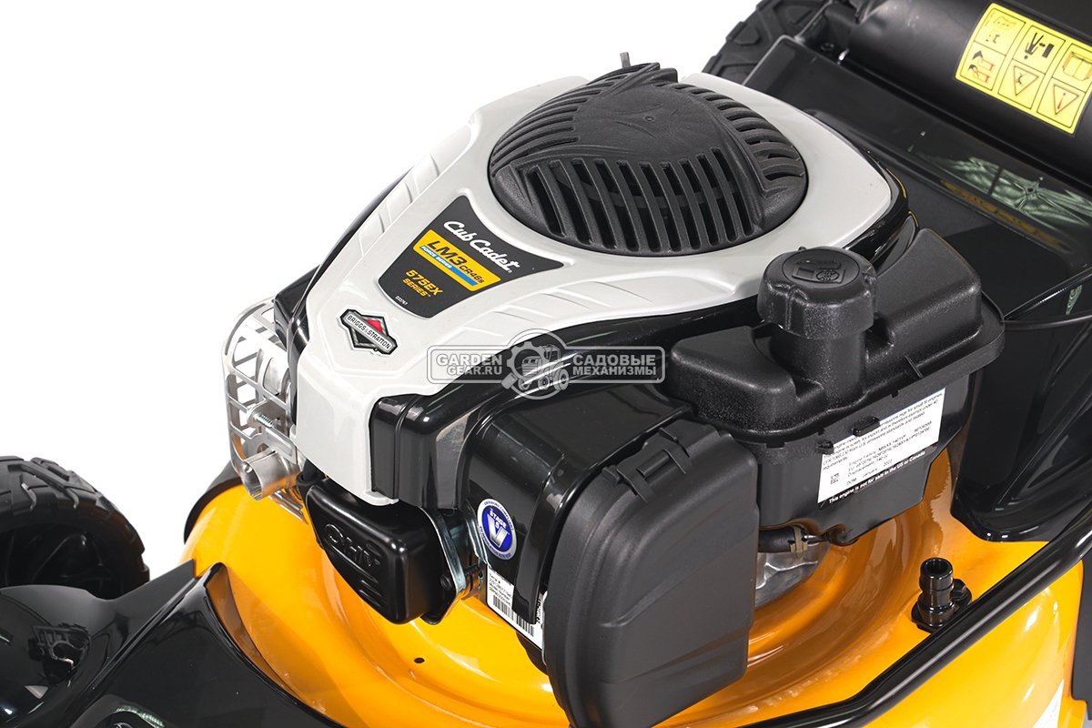 Газонокосилка бензиновая Cub Cadet LM3 CR46S (HUN, 46 см., B&S 575EX, 140 куб.см., сталь, 60 л., вариатор MySpeed, 4 в 1, 34 кг.)