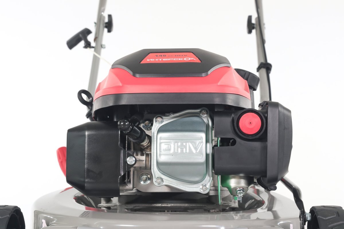 Газонокосилка бензиновая несамоходная Интерскол ГБ-42/145 Стандарт (PRC, 41 см, 145 см3, 40 л, сталь, 17.5 кг)