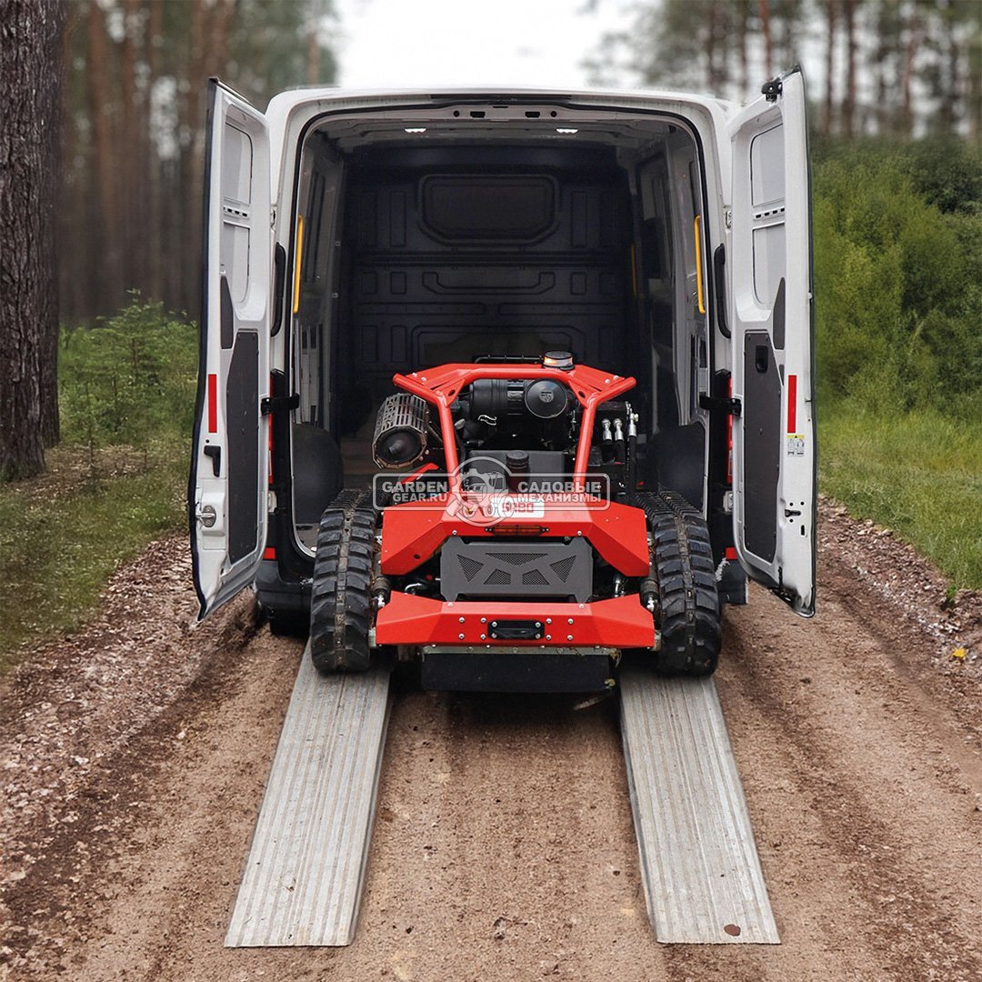 Робот газонокосилка для кошения склонов SABO THUNDER 85 C с дистанционным управлением (GER, 85 см., Honda iGXV 700 EFI, 699 куб.см., 580 кг.)