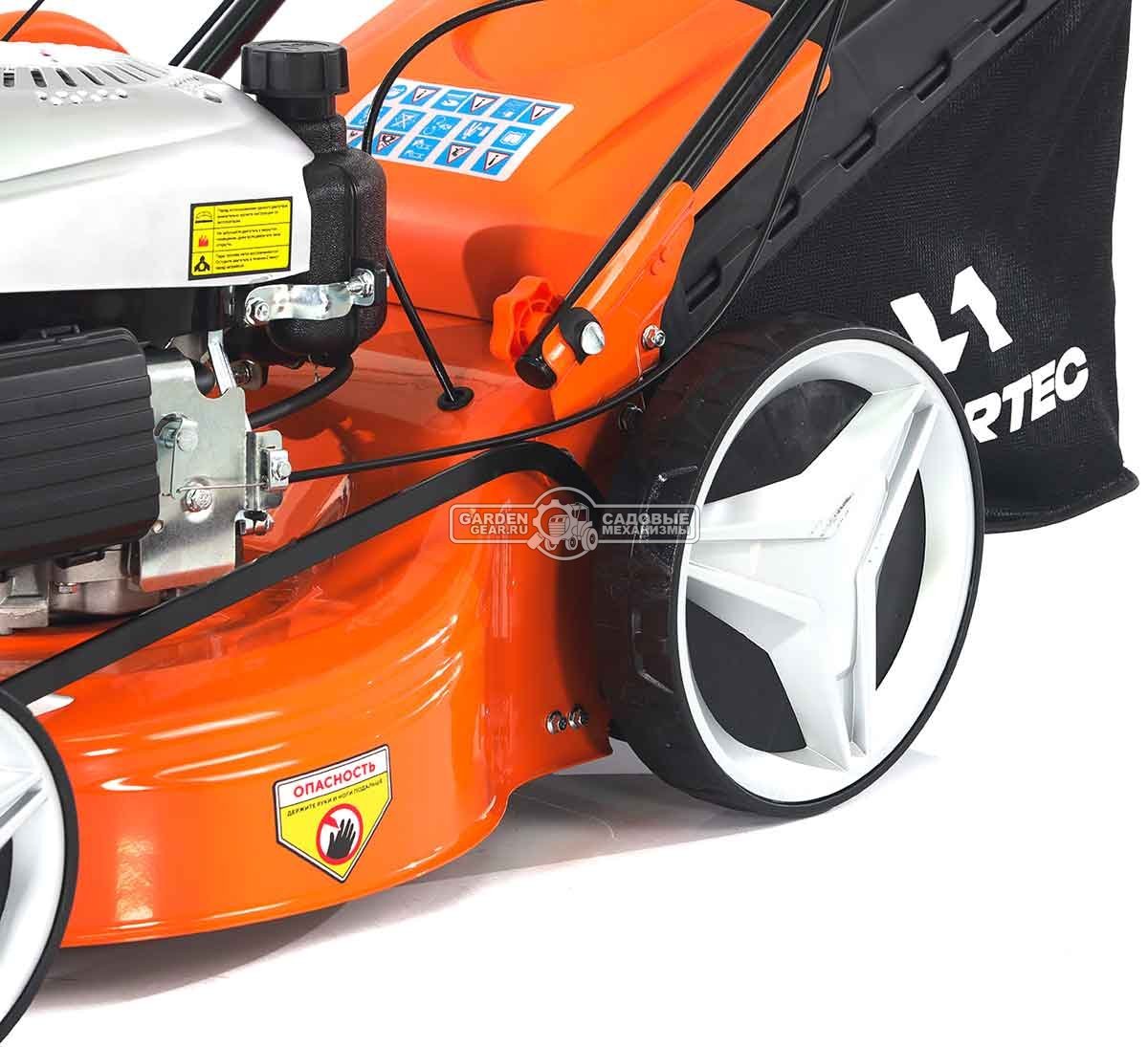 Газонокосилка бензиновая Villartec MB 3046T Village (PRC, 46 см, Daye 136 см3, сталь, 3 в 1, 60 л, 35.6 кг)