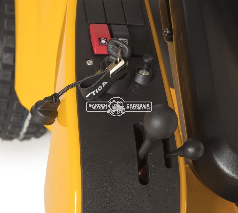 Снегоуборочный райдер Stiga Park 540 PX 4WD с роторным снегоуборщиком 90 см.