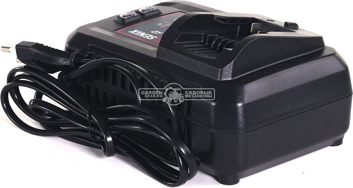 Зарядное устройство Senix CHQX2-M-EU быстрой зарядки для аккумуляторов 18В (6А)