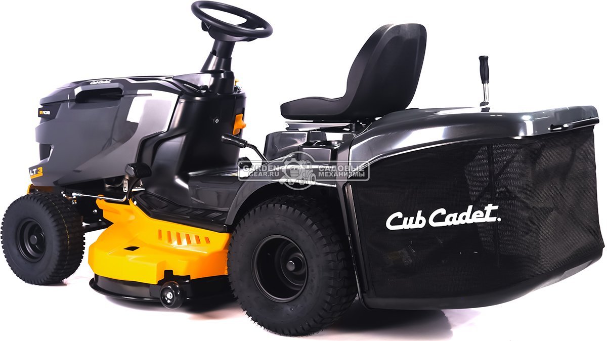 Садовый трактор Cub Cadet LT3 R102 (PRC, Cub Cadet V-Twin, 679 куб.см., гидростатика, травосборник 245 л, ширина кошения 102 см, 211 кг)