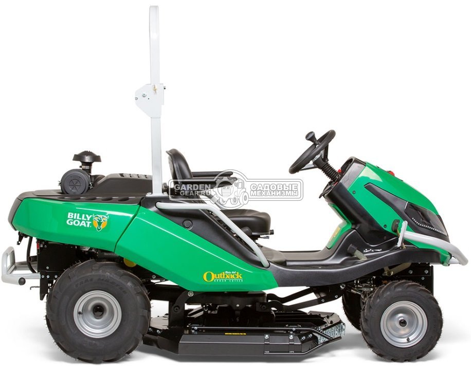 Садовый трактор для высокой травы и работы на склонах Billy Goat BCR4328BVECE 4WD (CZE, B&S Vanguard EFI V-Twin 810 см3, 110 см, дифференциал, 412 кг)