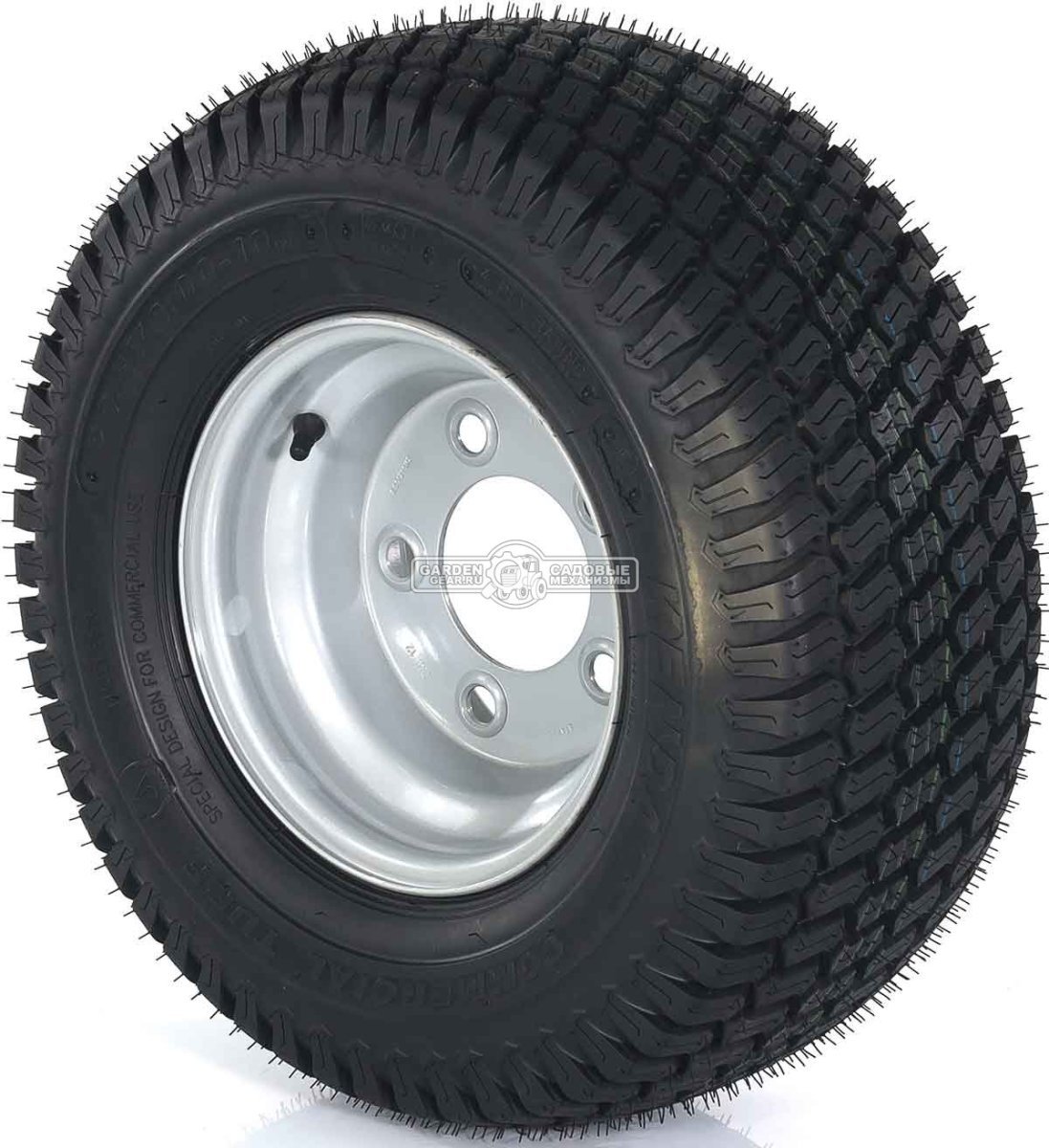 Колесо с шиной в сборе Baumech Газон 20,5x8.00-10 Kenda K513 65A4/76A4 TL Диск 6.00x10 5/94/140 d18.5 R14 ET0 Silver