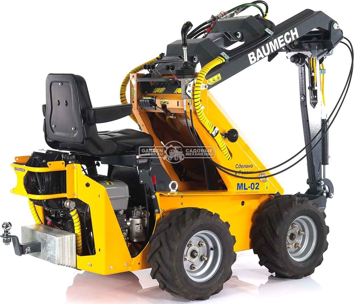 Экскаватор лопатковый с поворотным механизмом Baumech макс. глубина копания 135 см., ширина ковша 25 см., макс. высота выгрузки 290 см., 84 кг. 