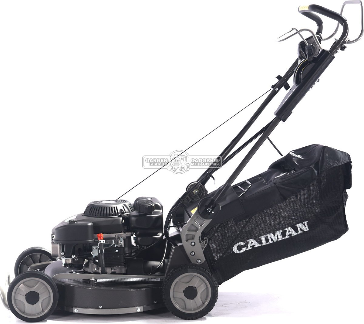 Газонокосилка бензиновая Caiman IXO Prime 55CLV AL BBC (RUS, 53 см, Caiman Green Engine, 224см3, алюминий, кардан, тормоз ножа, 2 в 1, 70 л, 58 кг.)