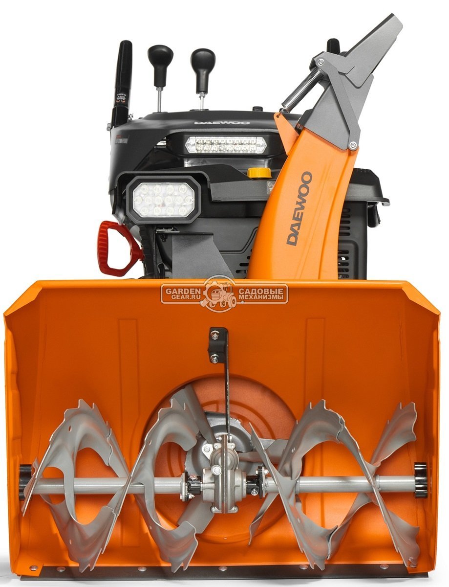Снегоуборщик Daewoo DAST 1780 Hydro гусеничный (PRC, 77 см, Daewoo WXE450, 450 куб.см., запуск от аккумулятора, фара, гидростатика, 150 кг.)