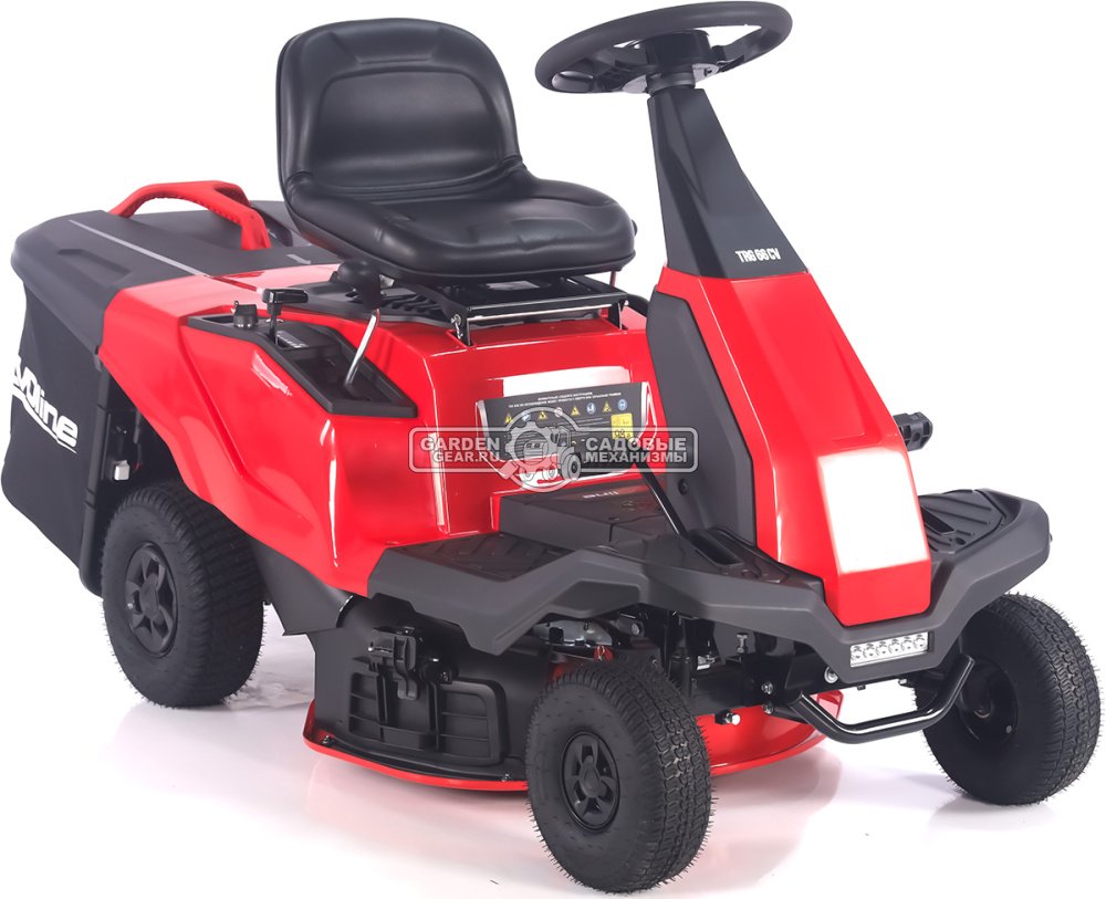 Садовый минирайдер Evoline TRG 66 CV (PRC, EVOline, 224 куб.см., вариатор CVT, травосборник 150 л, ширина кошения 66 см, 3 в 1, 130 кг)