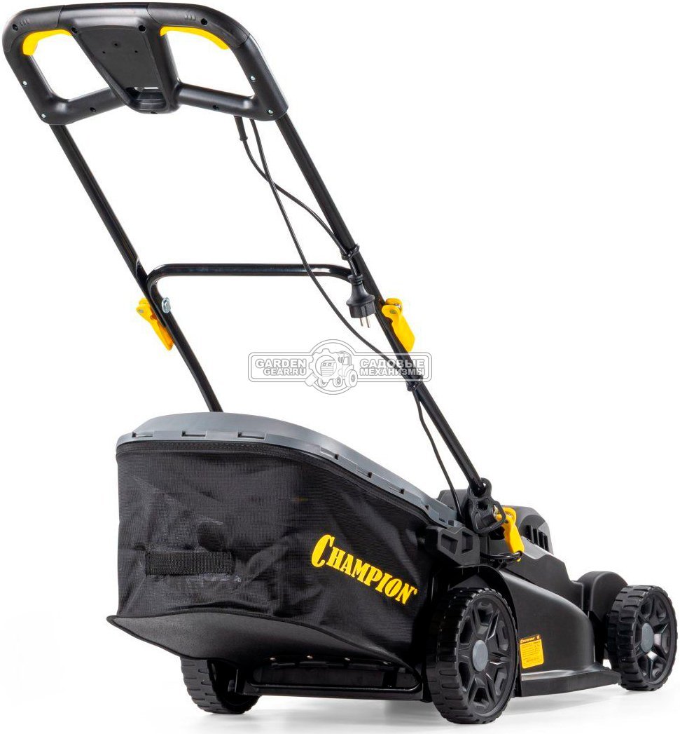 Газонокосилка электрическая Champion EM4419 (PRC, 1900 Вт, 44 см, пластик, 40 л, мульчирование, 17 кг)