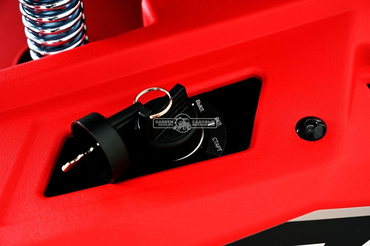 Садовый минирайдер Elitech МБ 4462Т (PRC, Ducar, 224 см3, трансмиссия CVT, травосборник 150 л, ширина кошения 61 см, 120 кг)