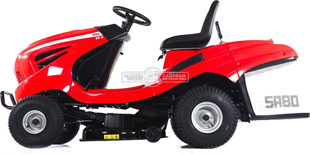 Садовый трактор SABO 93-H (GER, Sabo V-Twin, 708 куб.см., гидростатика, травосборник 250 л., ширина кошения 95 см, 237 кг.)