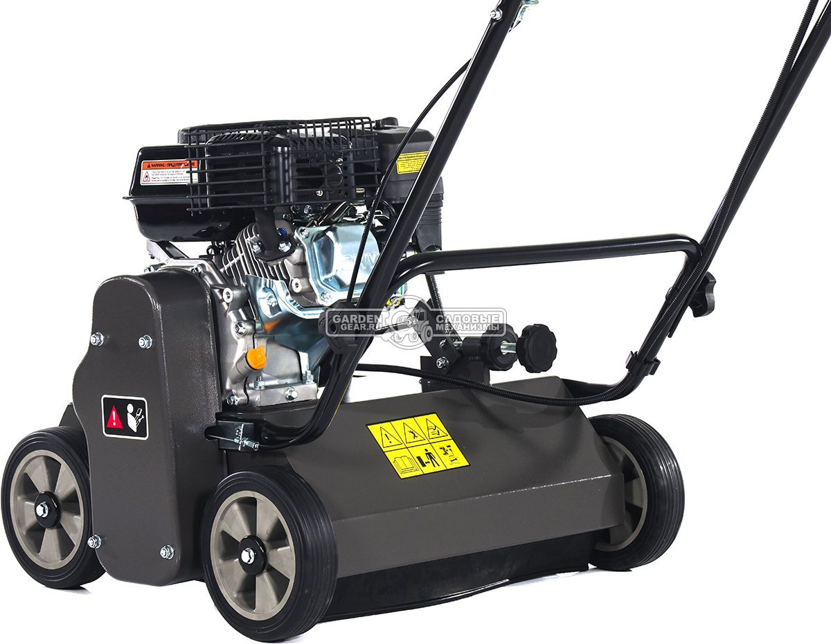 Вертикуттер - аэратор бензиновый Caiman Edgar 60CL (RUS, Caiman Engine, 196 куб.см., сталь, 46 см., 58 кг.)