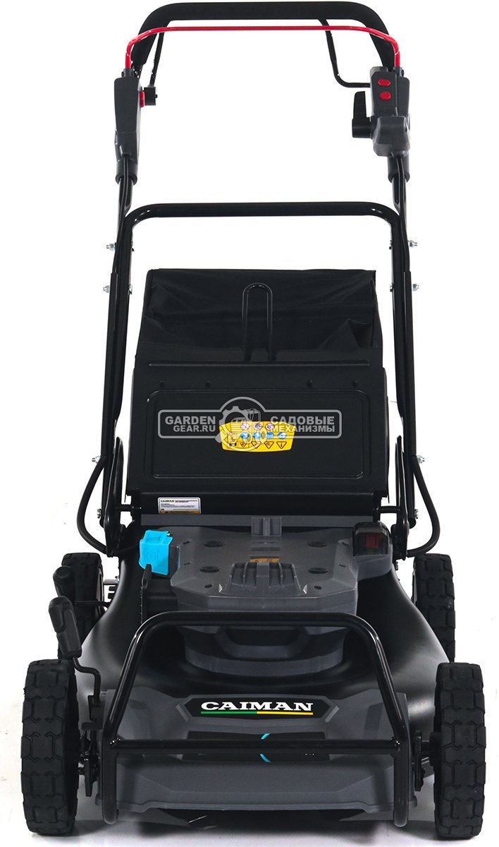 Газонокосилка аккумуляторная самоходная Caiman ENO LMXi(56) с АКБ BX6015 и ЗУ CX6080 (RUS, BL 60В, Maxi Connect, 54 см., 3 в 1, 70 л., 42 кг.)