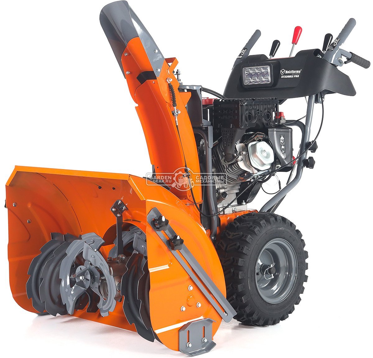 Снегоуборщик Holzfforma ST330DLE PRO Quattro Auger (PRC, 76 см, LCT Snow Storm 414 см3, эл/стартер 220В, LED фара, AutoTurn, скорости 6/2, 115 кг.)