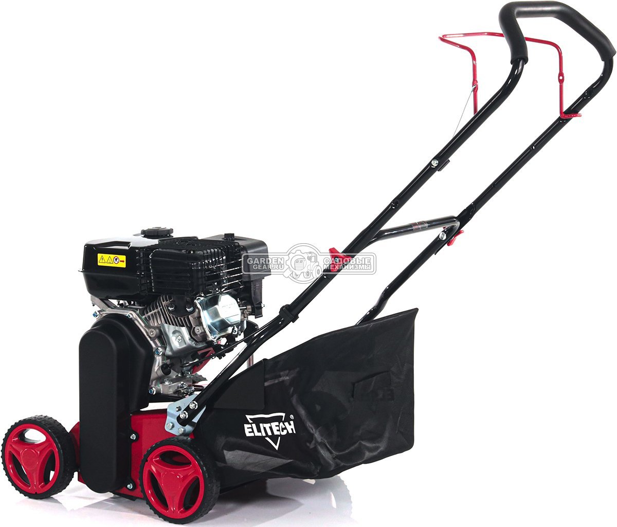 Вертикуттер - аэратор бензиновый Elitech СБ 4340Т (PRC, 40 см, 212 см3, 2 вала: ножи + пружины, 35 л, 41 кг)