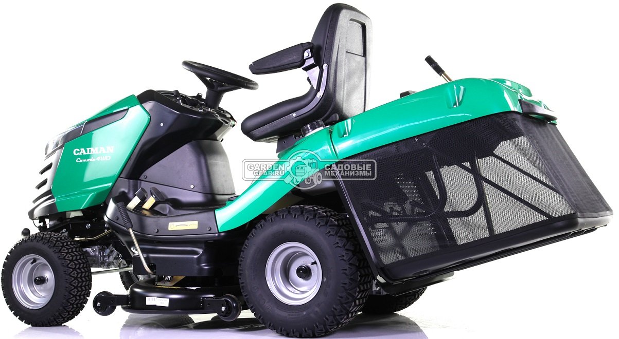 Садовый трактор Caiman Comodo 4WD 107D2K (CZE, Kawasaki FS600V, 603 куб.см, гидростатика, дифференциал, 380 л., ширина кошения 102 см., 334 кг.)