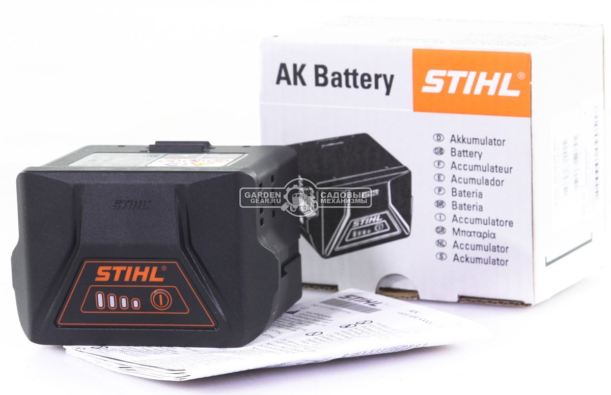 Аккумулятор Stihl AK 10 (GER, 36В Cоmpact, 59 Вт/ч., 2,1 А/ч, с индикатором заряда LED, 0,8 кг.)