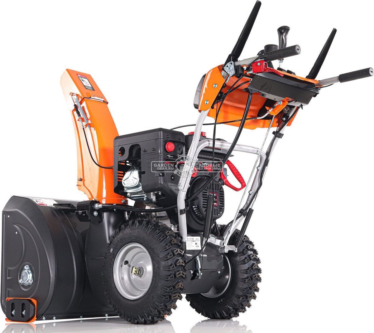 Снегоуборщик Yard Fox 7654E Pro (PRC, 76 см, Loncin, 302 см3, эл/стартер 220В, фара, подогрев рукояток, скорости 6/2, 108 кг)