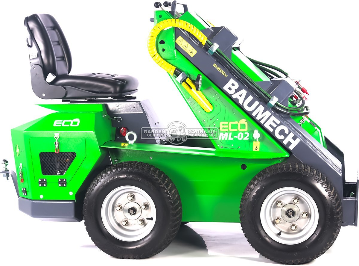 Универсальная машина мини-погрузчик Baumech ML-02 Eco с электродвигателем