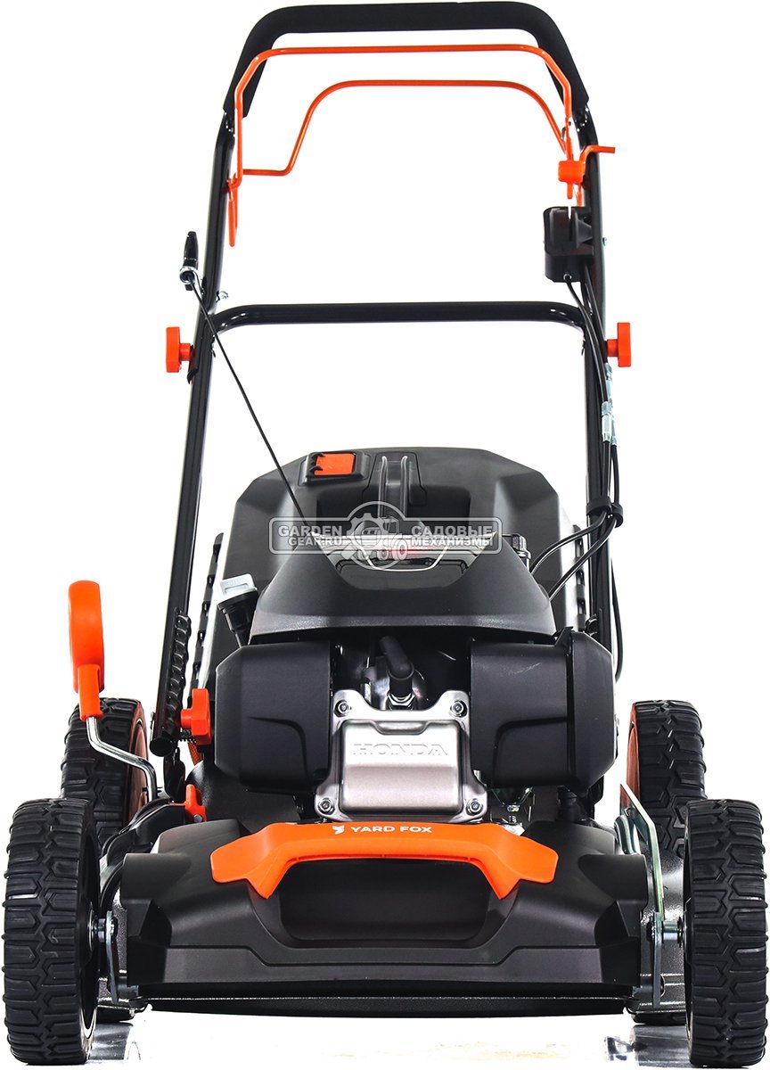 Газонокосилка бензиновая Yard Fox 53SH V (PRC, 53 см, Honda GCV200, 202 см3, вариатор, сталь, 3 в 1, 60 л, 36.8 кг)