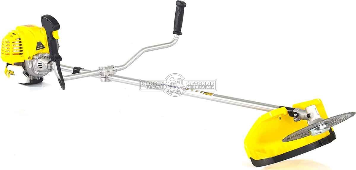 Бензокоса Champion T394FS-2 4-х тактная (PRC, 38.9 см3, 1.2 кВт/1.63 л.с., диск 80Т/255 + леска 2.4 мм, неразборная, 7.7 кг)