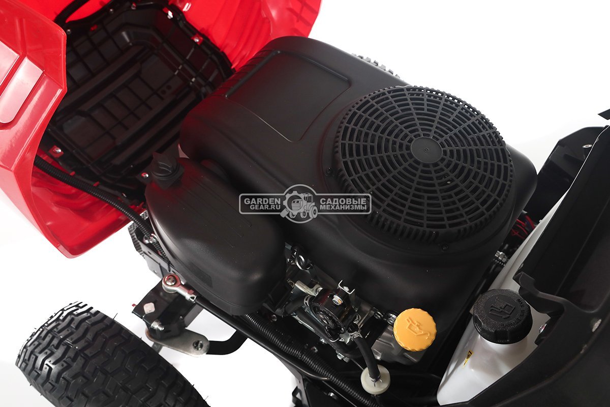 Садовый трактор Evoline TRG 107 H (PRC, Loncin, 546 куб.см., механика 5+1, ширина кошения 107 см., боковой выброс, 178 кг.)