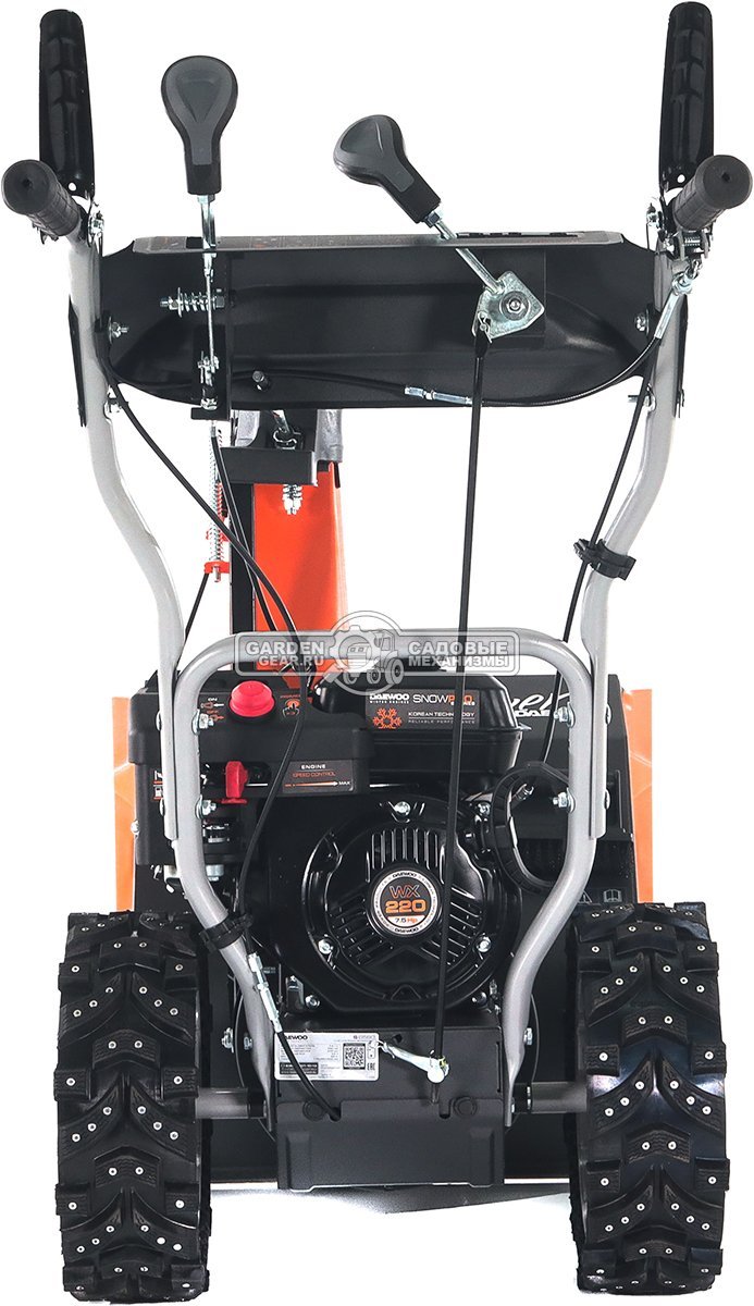 Снегоуборщик Daewoo S 6560 (PRC, 59 см., Daewoo, 220 см3, скорости 4/1, колеса EX-ICE, 59 кг.)