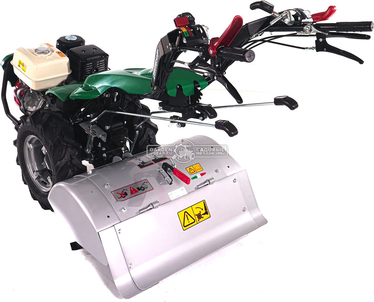 Мотоблок Caiman Atletico 340PT (ITA, Honda GX390, 389 куб.см., дифференциал, колеса 5.00х10, тормоза, 3 вперед + 3 назад, 116 кг.)