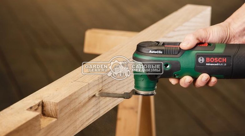 Многофункциональный инструмент аккумуляторный Bosch Advanced Multi 18 с АКБ 2,5 А/ч и ЗУ AL1830CV (PRC, 18В, 10.000 – 20.000 об/мин, 1.4 кг)