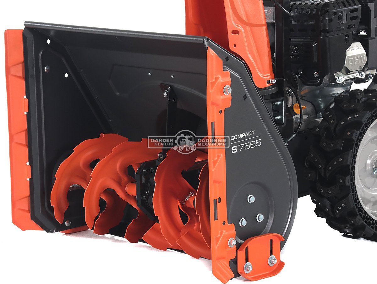 Снегоуборщик Daewoo S 7565 (PRC, 65 см., Daewoo, 220 см3, скорости 6/2, колеса EX-ICE, запуск от аккумулятора 21В, фара, 67 кг.)