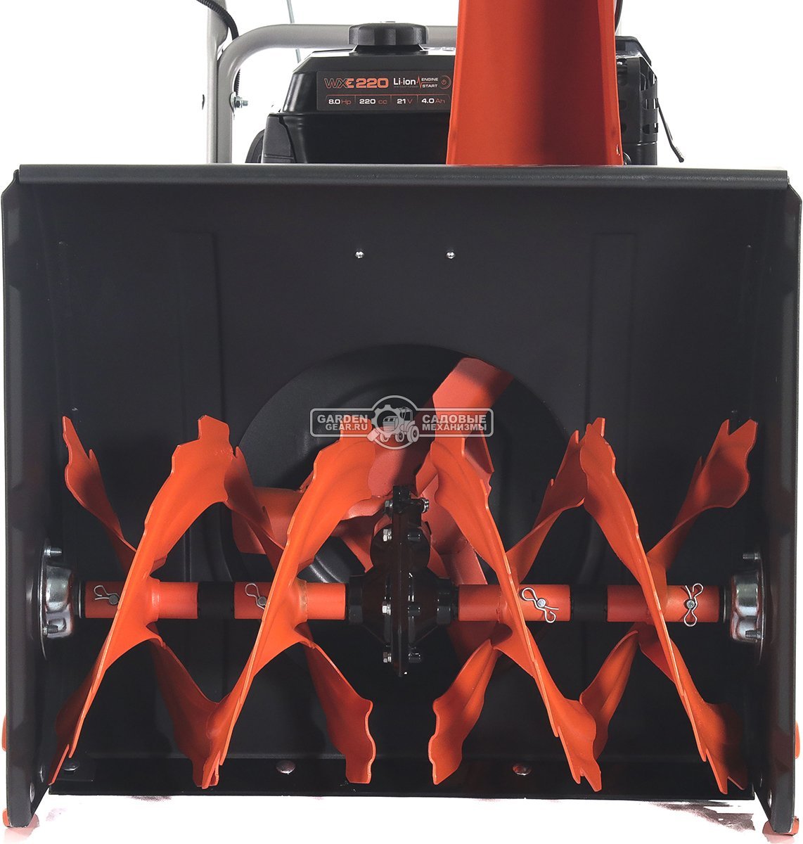 Снегоуборщик Daewoo S 8060 гусеничный (PRC, 61 см., Daewoo, 220 куб.см., эл/стартер 21В, фара, скорости 6/2, подогрев рукояток, 83 кг.)