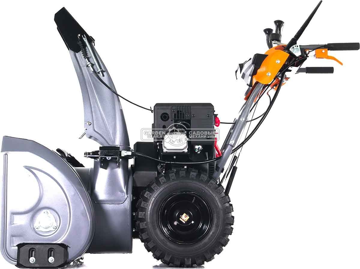Снегоуборщик Villartec WB9071E MY2024 (PRC, 71 см, Loncin 252 см3, эл/стартер 220В, фара, подогр. рукояток, разблокировка колес, скорости 6/2, 105 кг)