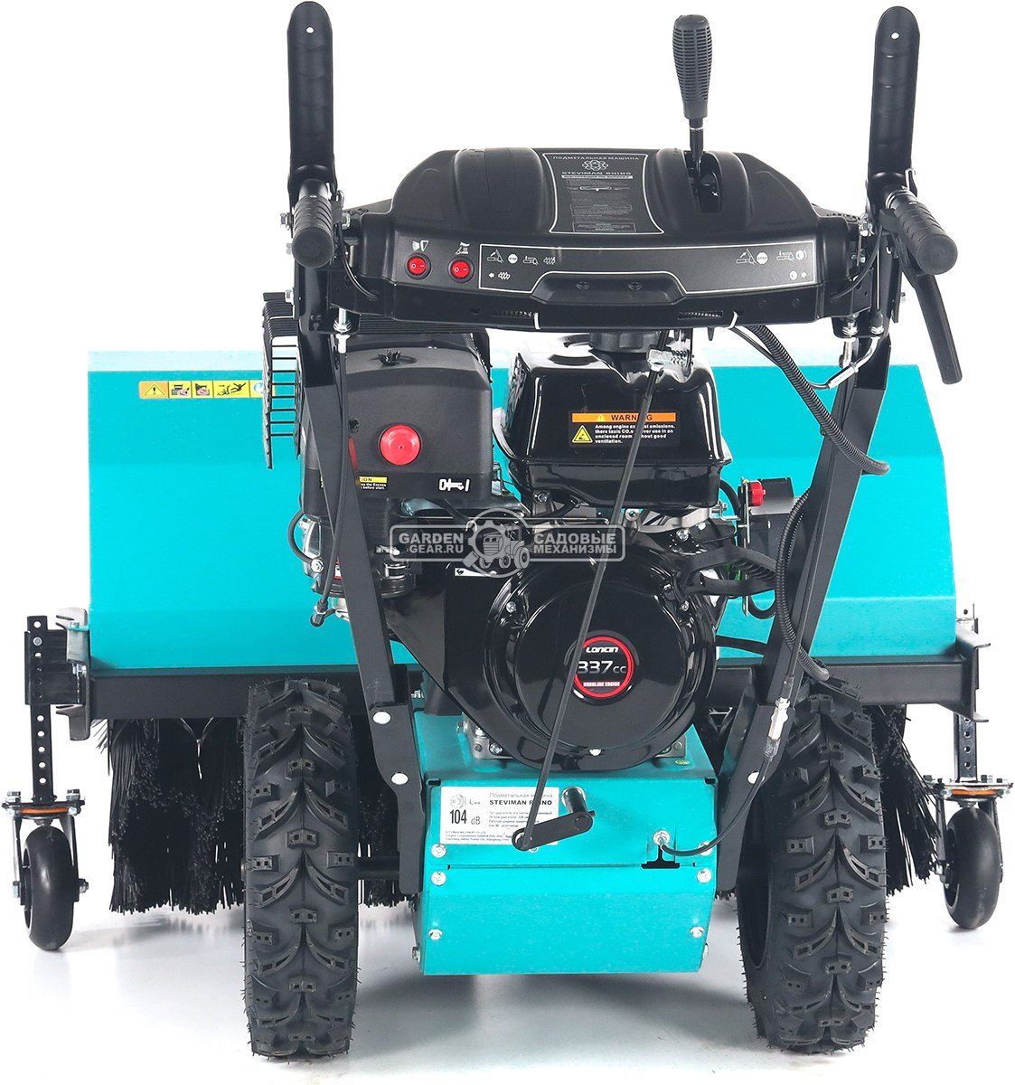 Подметальная машина Steviman RHINO (PRC, Loncin, 338 куб.см., ширина 110 см, диаметр 62 см, 6 вперед/2 назад, 100 кг.)