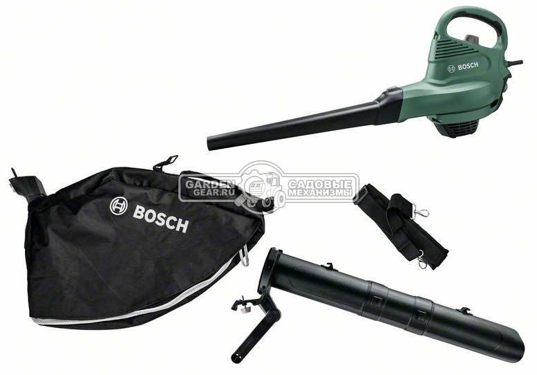 Садовый пылесос/воздуходувка электрическая Bosch Universal GardenTidy 2300 (PRC, 2300 Вт, 160 л/с, мешок 45 л., 4.7 кг)