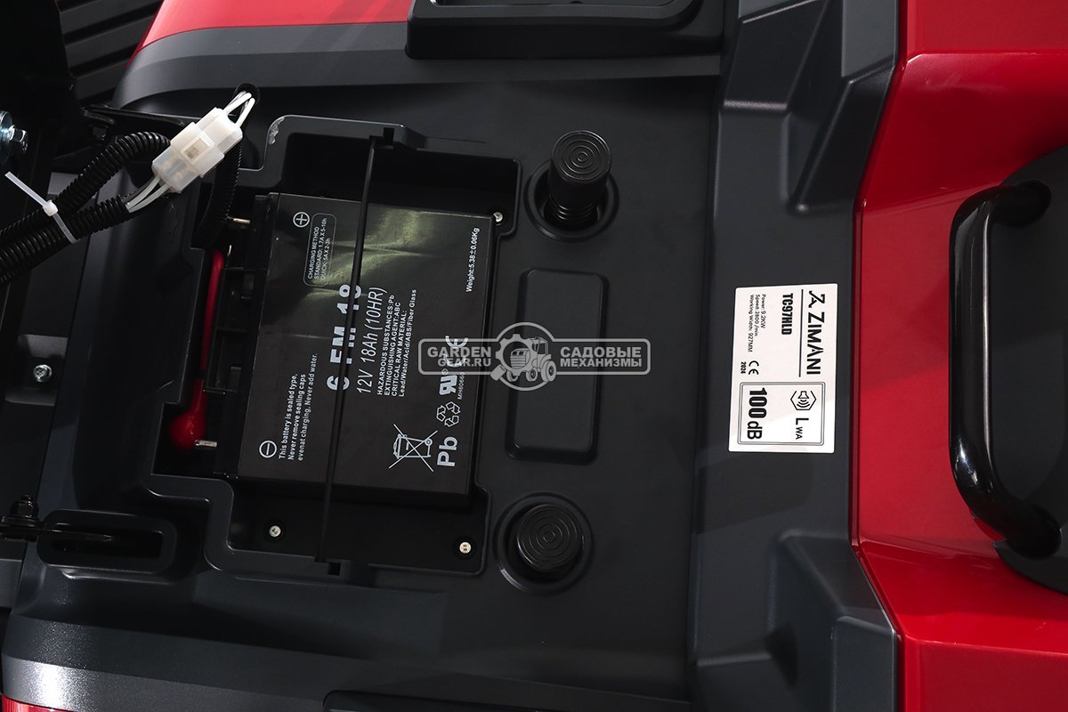 Садовый трактор ZimAni TC97HLD (PRC, Loncin 452 куб.см., гидростатика, дифференциал, травосбор. 320 л, шир. кошения 97 см, LED панель, 190 кг)
