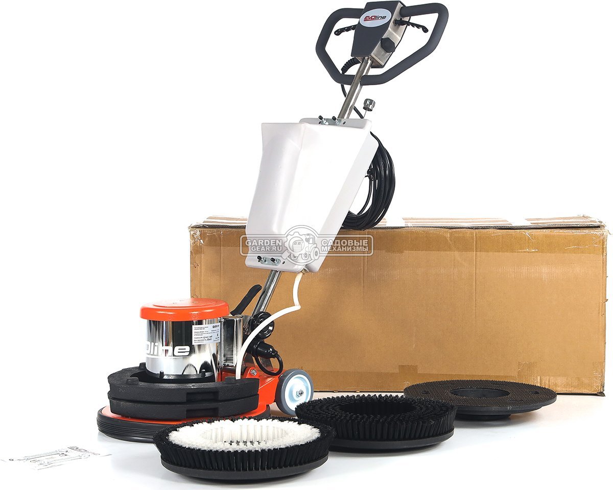 Полотер ручной электрический EVOline FME 2500 (PRC, 2500 Вт, 43 см, 12 л, 80 кг)